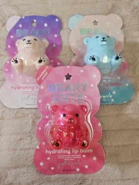 Just 4 girls BERRY CUTE hydrating lip balm 3 PC